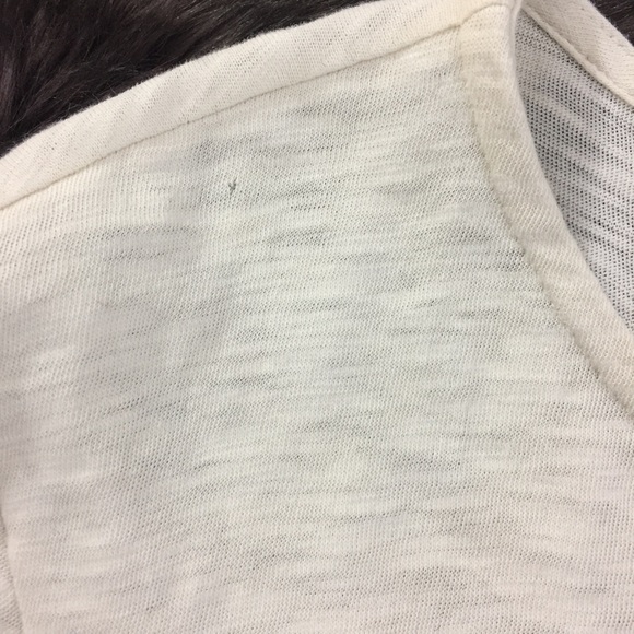 Theory Maas Nebulous Peruvian Cotton Tee Natural P - Picture 5 of 7